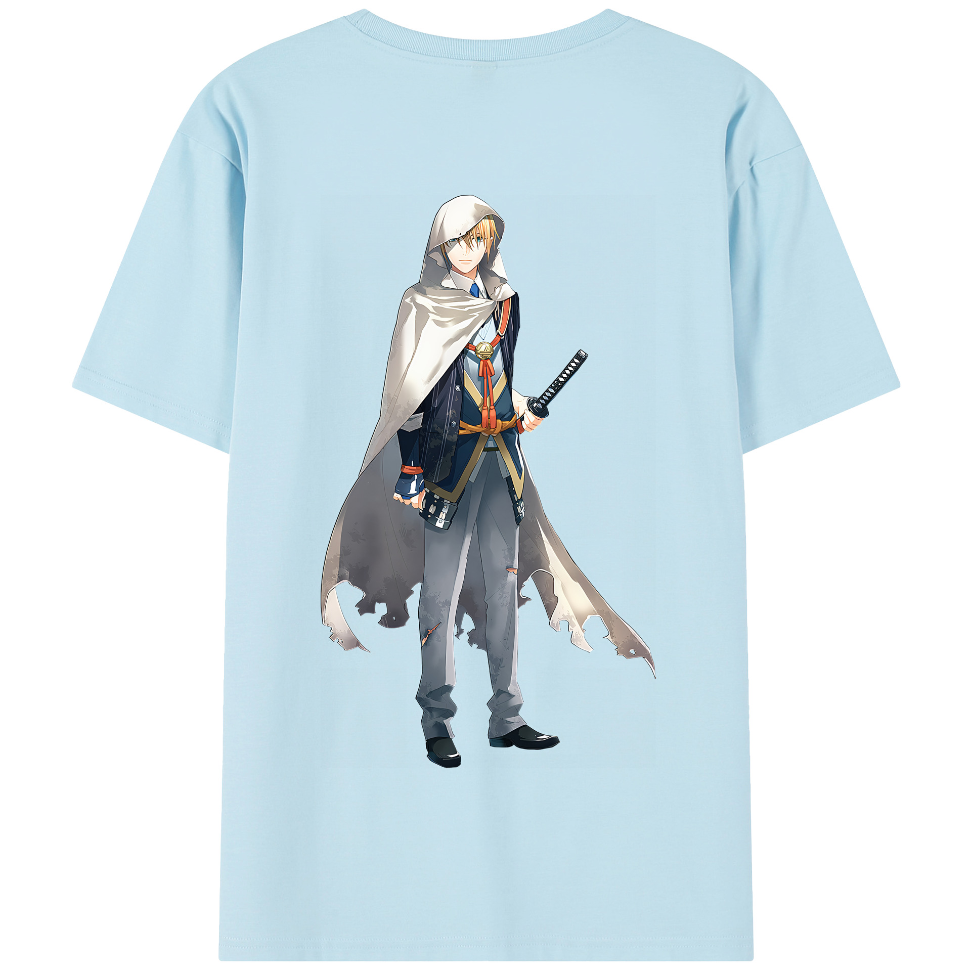 （画像用） 刀剣乱舞 Touken Ranbu 綿100％半袖Tシャツ（背面プリント）